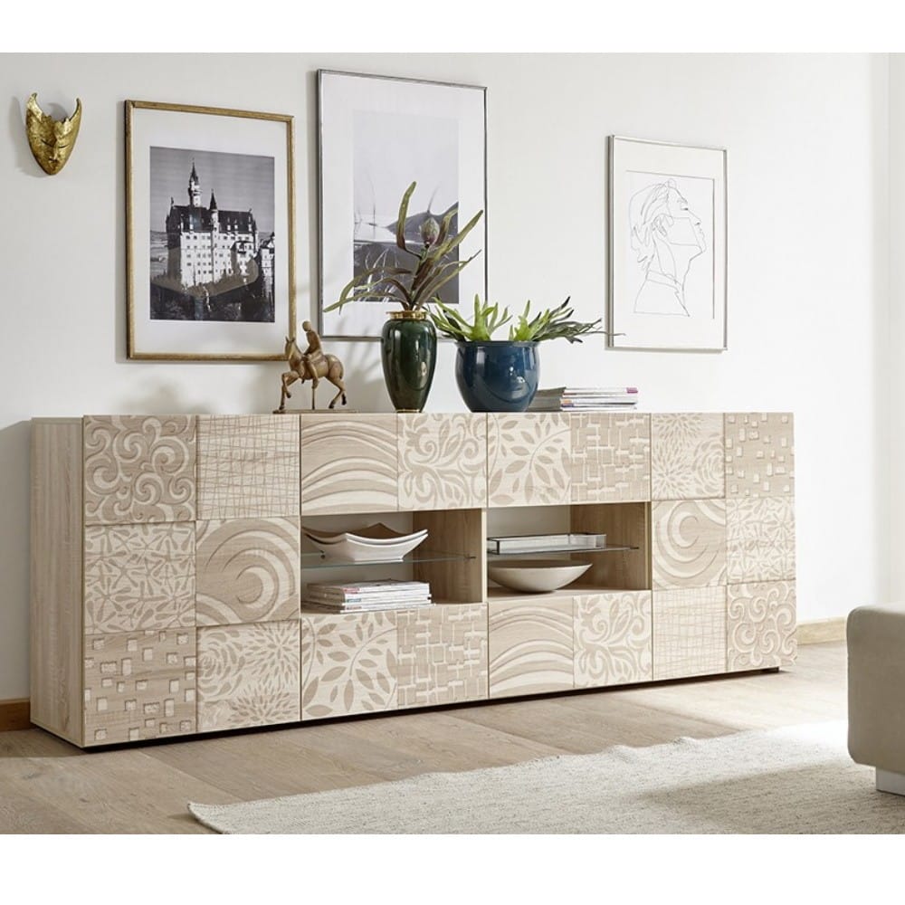 Mobile credenza bassa shabby Kreda rovere